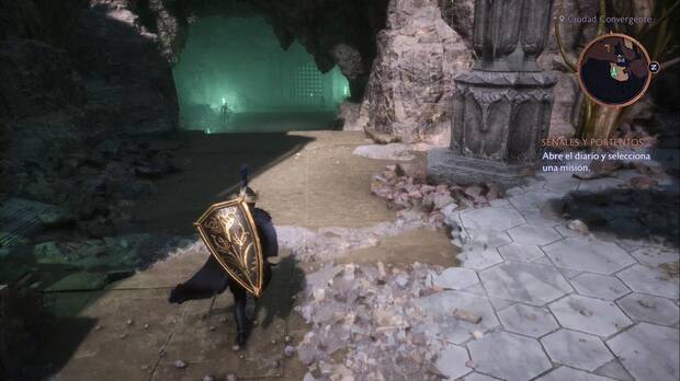Dragon Age: The Veilguard - Amistades en sitios ocultos: entrada de la cueva de la zona de la Puerta de pesares profundos