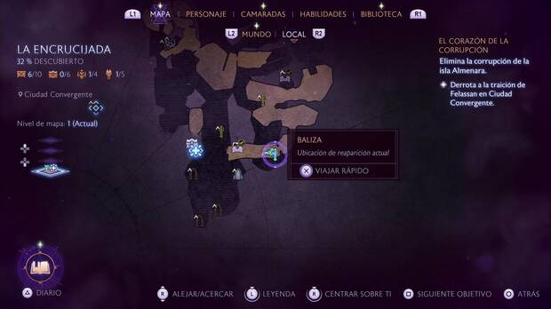 Dragon Age: The Veilguard - El corazón de la corrupción: punto donde se activa la misión