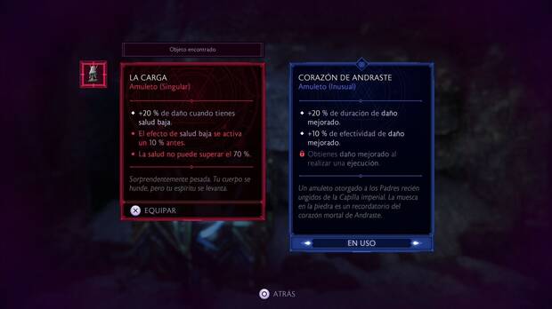 Dragon Age: The Veilguard - El corazón de la corrupción: amuleto singular La Carga