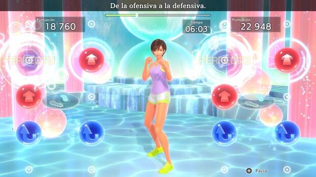 Hay cooperativo local, y se puede jugar con uno o dos mandos por cada jugador. Es una buena idea para motivarte.