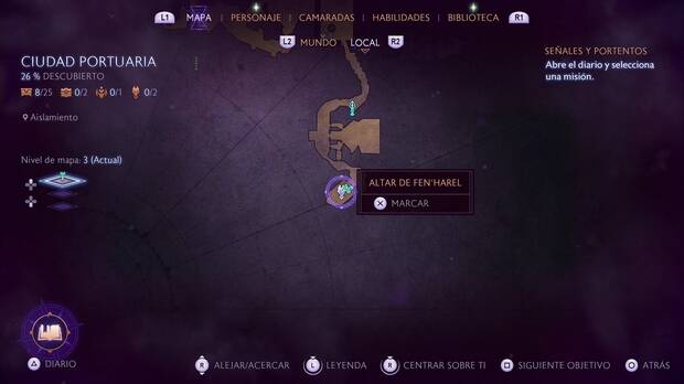 Dragon Age: The Veilguard - En la paz, vigilancia: ubicación del segundo altar de Fen'Harel en Ciudad Portuaria