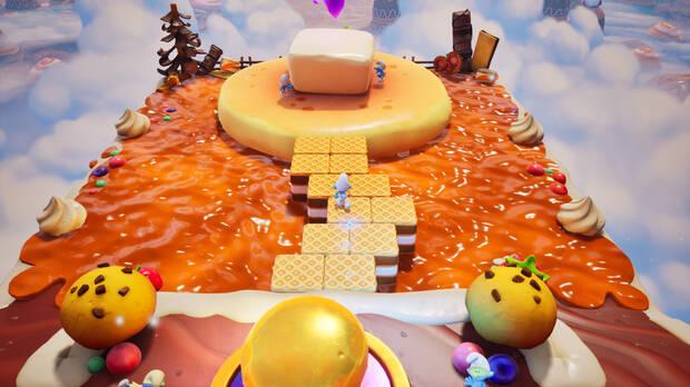 No recomendamos jugar con hambre a la galaxia de dulces. �Querr�s comer la pantalla a mordiscos!