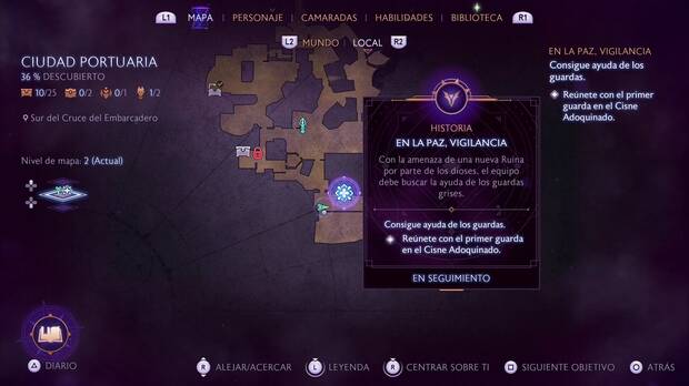 Dragon Age: The Veilguard - En la paz, vigilancia: ubicación del objetivo de la misión