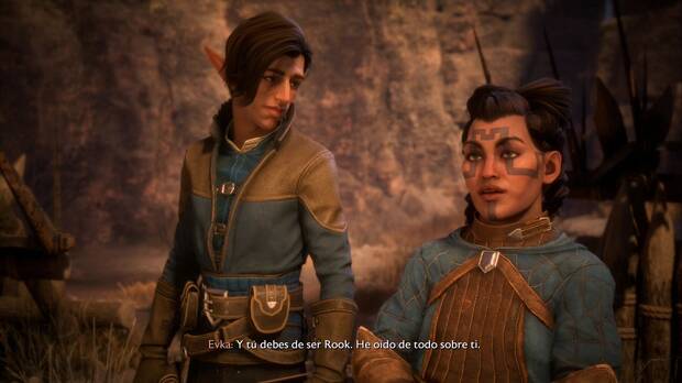 Dragon Age: The Veilguard - El mejor amigo de un guarda: Evka y Antoine saludan a Rook