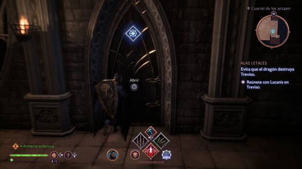 Dragon Age: The Veilguard - Alas letales: puerta por la que alcanzar la zona de combate de Treviso