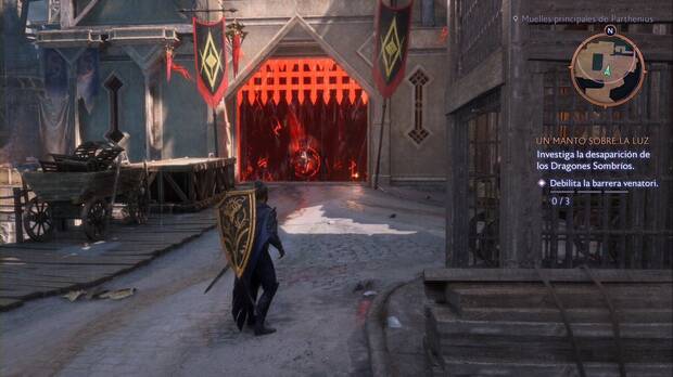 Dragon Age: The Veilguard - Un manto sobre la luz: barrera roja en el camino al puerto