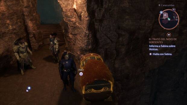 Dragon Age: The Veilguard - El trato del Nido de serpientes: cofre en lo alto de la torre y la grieta