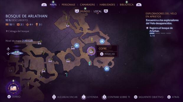 Dragon Age: The Veilguard - Exploradores del Velo en aprietos: marcadores donde están los demás Exploradores del Velo