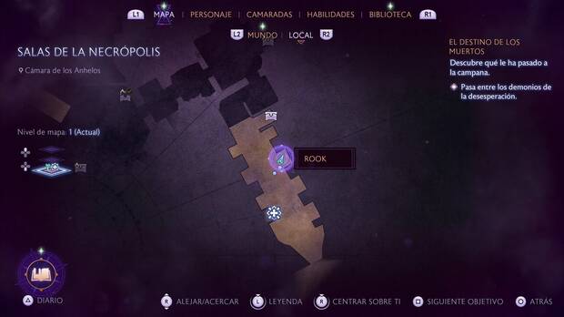 Dragon Age: The Veilguard - El destino de los muertos: ubicación del recuerdo Ilustración antigua en las Salas de la necrópolis