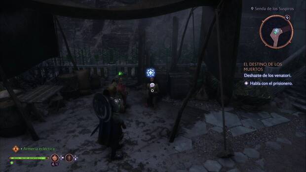 Dragon Age: The Veilguard - El destino de los muertos: esclavo de los venatori en la zona del campamento de la necrópolis