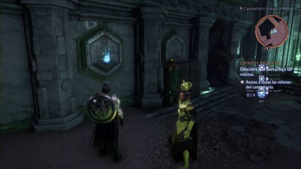 Dragon Age: The Veilguard - Espíritus inquietos: braseros en la zona de la Necrópolis