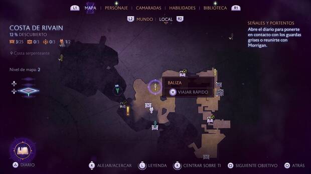 Dragon Age: The Veilguard - Algo va mal: segunda zona de búsqueda durante la exploración de la Costa de Rivain