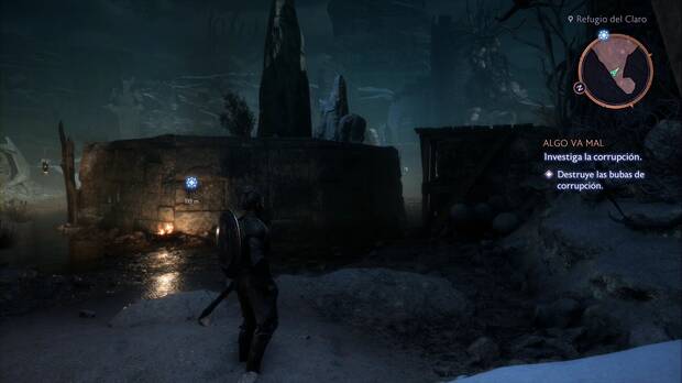 Dragon Age: The Veilguard - Algo va mal: plataforma en la zona noroeste del lodazal
