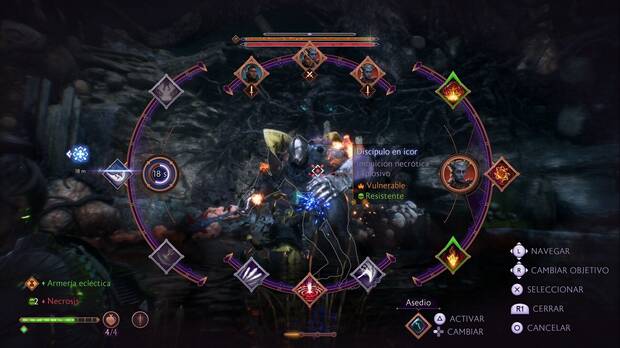 Dragon Age: The Veilguard - Algo va mal: Discípulo en icor en la ciénaga tras la cueva con la corrupción
