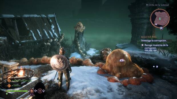Dragon Age: The Veilguard - Algo va mal: bulbos de ruina que Assan puede destruir en la ciénaga más al sur