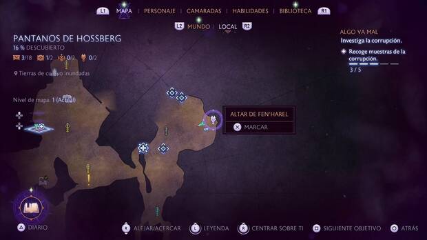 Dragon Age: The Veilguard - Algo va mal: ubicación del altar de Fen'Harel en la ciénaga este