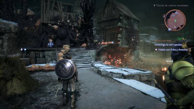 Dragon Age: The Veilguard - Algo va mal: casa con corrupción en la parte nordeste de la ciénaga este