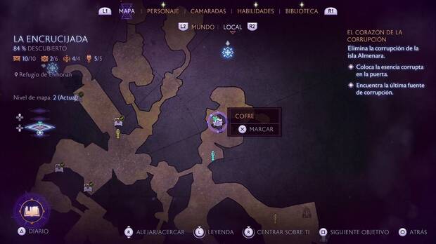 Dragon Age: The Veilguard - Ubicación del tesoro perdido en La Encrucijada en la zona de la Puerta de las Esperanzas marchitas