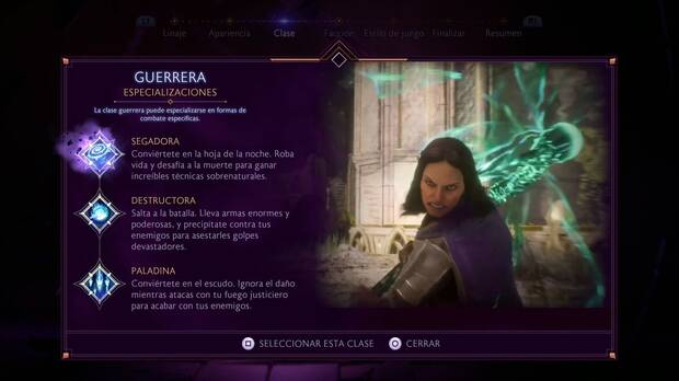 Dragon Age: The Veilguard - Diferencias entre linajes, clases y facciones iniciales: especialización de clases