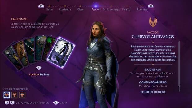 Dragon Age: The Veilguard - Diferencias entre linajes, clases y facciones iniciales: facciones