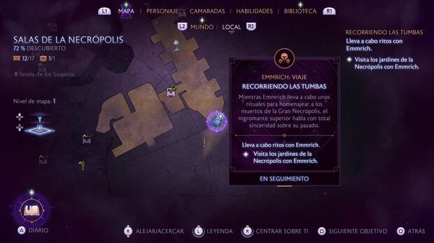 Dragon Age: The Veilguard - Recorriendo las tumbas: punto donde se inicia la misión