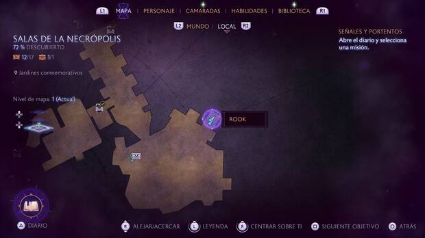 Dragon Age: The Veilguard - Sombras de la ruina: ubicación del recuerdo Efigie chasind en los Jardines conmemorativos