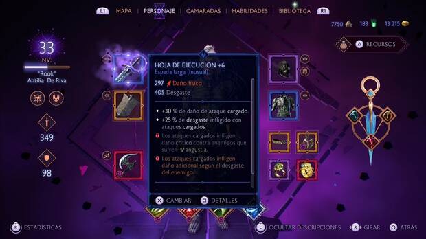 Dragon Age: The Veilguard - Cómo conseguir mejor equipo rápidamente: características de una pieza de categoría rara