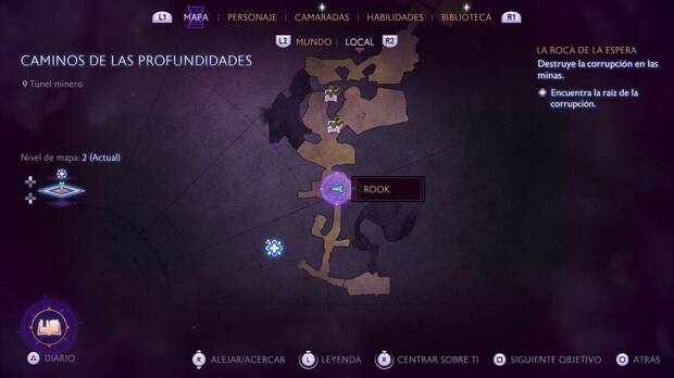 Dragon Age: The Veilguard - Misiones de Harding, La roca de la espera: punto al que llegas tras eliminar la corrupción