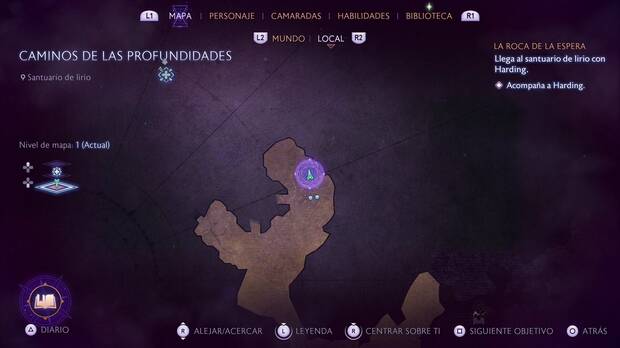 Dragon Age: The Veilguard - Misiones de Harding, La roca de la espera: ubicación del recuerdo Sin casta en el Santuario de lirio