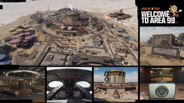 mapa Resurgimiento del rea 99 en Call of Duty Warzone