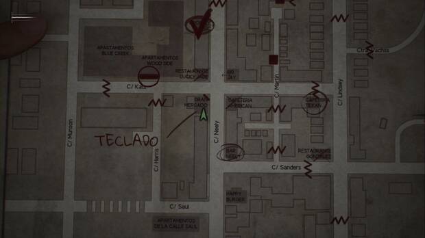 Silent Hill 2 Remake - Teclado del Gran Mercado: ubicación del callejón del teclado
