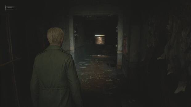 Silent Hill 2 Remake - Apartamentos Blue Creek: mapa de los apartamentos Blue Creek en el pasillo inicial