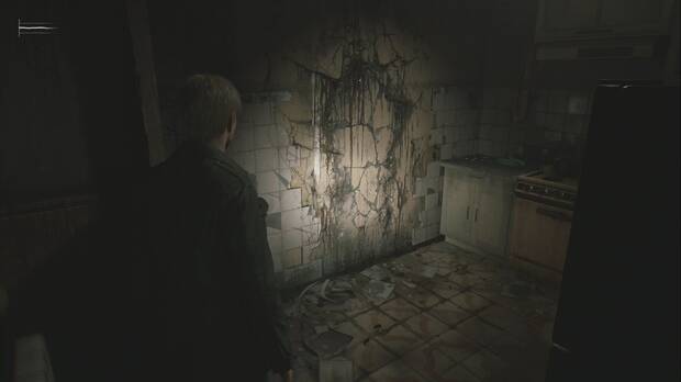 Silent Hill 2 Remake - Apartamentos Blue Creek: pared rompible en la 305