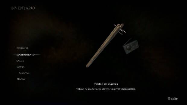 Silent Hill 2 Remake - Tablón de madera