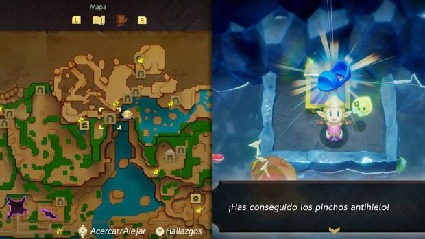 The Legend of Zelda: Echoes of Wisdom - Cómo conseguir el complemento Pinchos antihielo