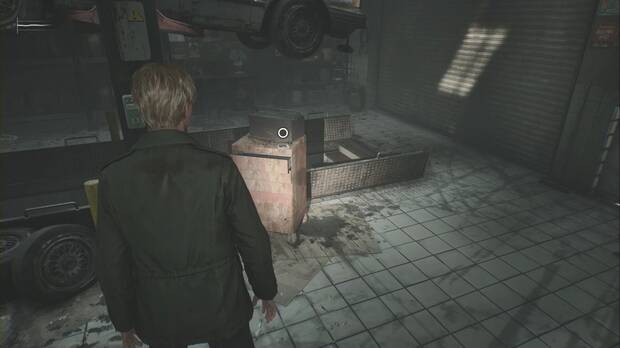 Silent Hill 2 Remake - Zona oeste: ubicación de la foto ¡Conseguido! en el taller al norte del Motel Jack's