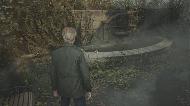 Silent Hill 2 Remake - Zona oeste: ubicación de la fotografía Entrada a la iglesia en la Arboleda Moonlight