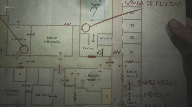 Silent Hill 2 Remake - Hospital Brookhaven: habitación de la piscina donde se recoge la Cánula