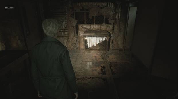 Silent Hill 2 Remake - Hospital Brookhaven (Otro Mundo): contenedor por el que salir de los servicios