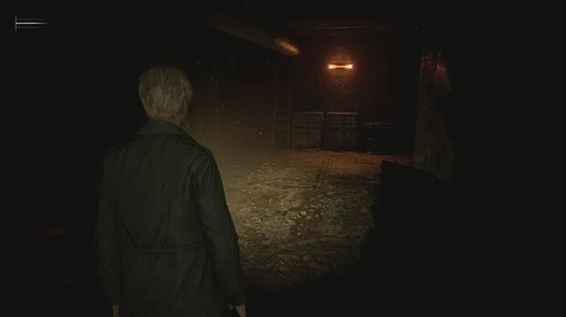 Silent Hill 2 Remake - Hospital Brookhaven (Otro Mundo): pared derribada del Cuarto de mantenimiento