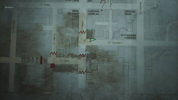 Silent Hill 2 Remake - Calles de Silent Hill (Otro Mundo): ubicación del Bar Neely en la calle Sanders