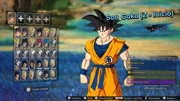 Dragon Ball: Sparking! Zero - Todos los luchadores disponibles