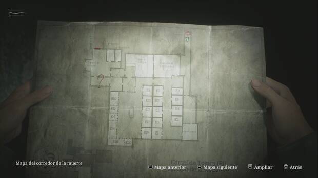 Silent Hill 2 Remake - Cárcel de Toluca: mapa de la zona de la serpiente