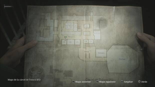 Silent Hill 2 Remake - Cárcel de Toluca: mapa de la zona del buey