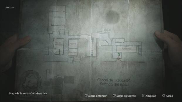Silent Hill 2 Remake - Cárcel de Toluca: mapa de la zona del jabalí