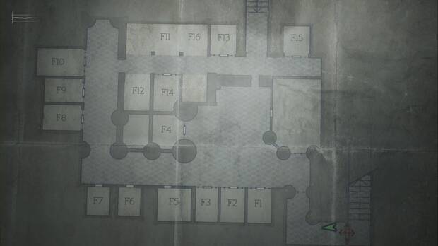 Silent Hill 2 Remake - Cárcel de Toluca: mapa de la zona del sótano