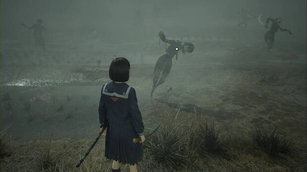 Silent Hill f - Puzle del Campo, espantapájaros correcto de la segunda zona en modo Perdida entre la niebla