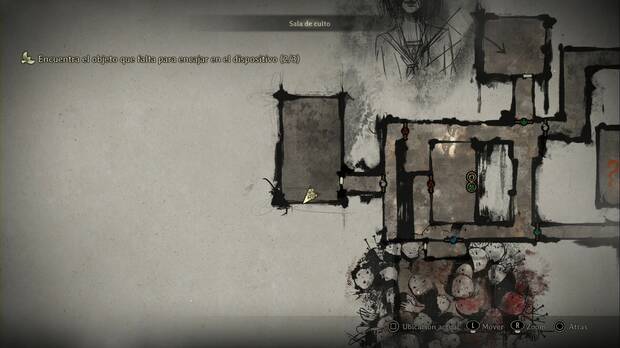 Silent Hill f - Sala de culto (NG+2), ubicacin del Diario de Rinko 3, 4 y 5