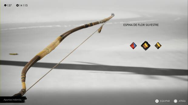 Ghost of Yotei - Conjuntos de armas, Espina de flor silvestre