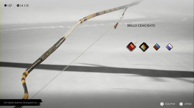 Ghost of Yotei - Conjuntos de armas, Brillo ceniciento